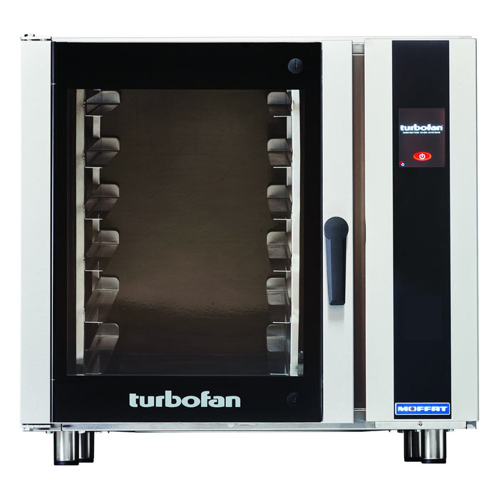 Turbofan Full Size Electric Convection Oven Touch Screen Control with Castor Base Stand Double Stacked - E35T6-30/2C