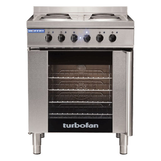 Turbofan Full Size Tray Electric Convection Oven And Cooktop - E931M
