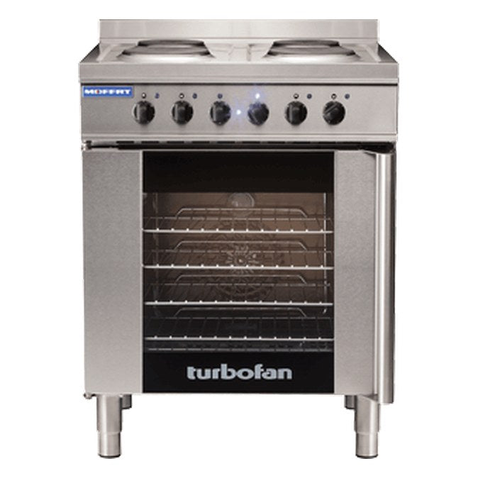 Turbofan Full Size Tray Electric Convection Oven And Cooktop - E931M