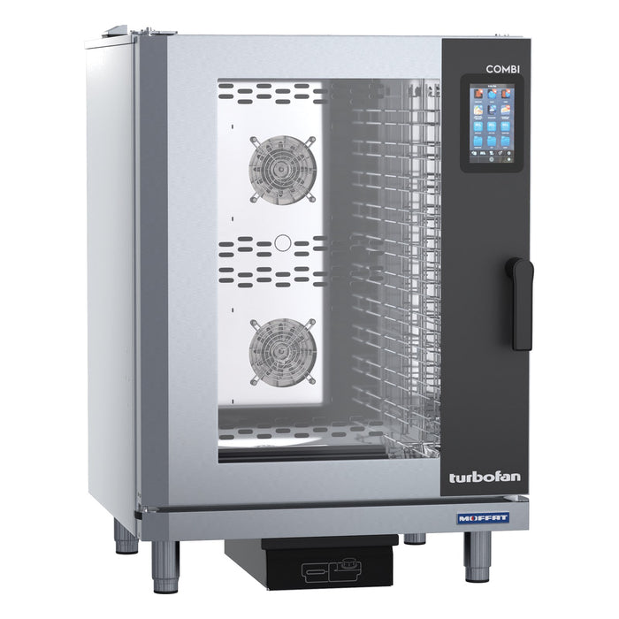 Turbofan Full Size 10 Tray Touch / Electric Combi Oven - EC40T10