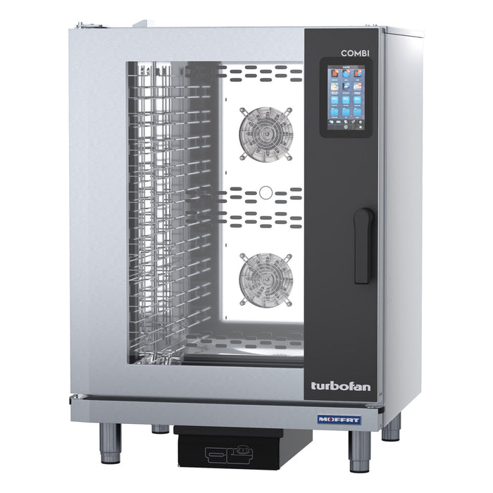 Turbofan Full Size 10 Tray Touch / Electric Combi Oven - EC40T10