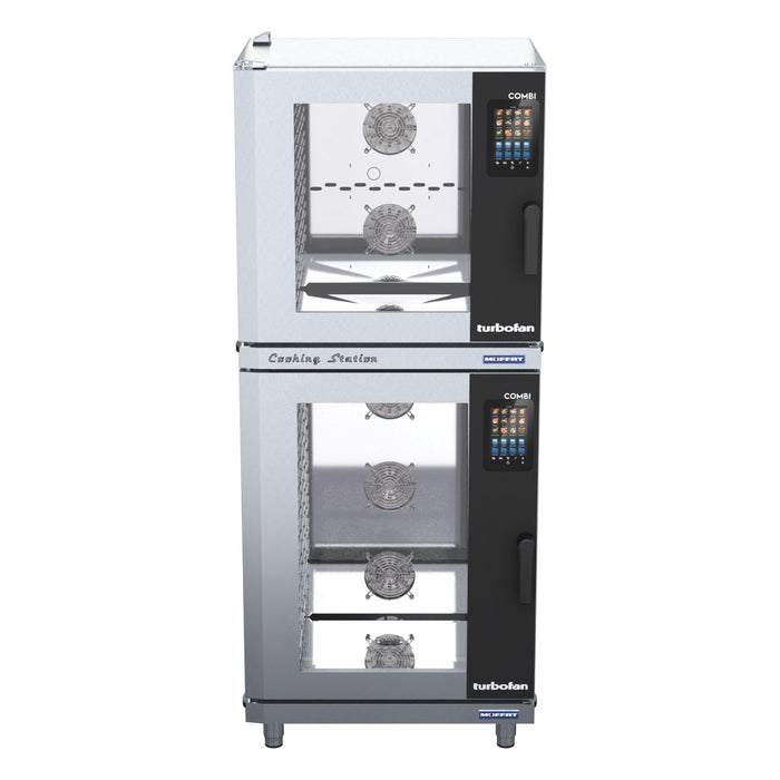 Turbofan Combi Full Size 7 Tray on 10 Tray Touch / Electric Combi Oven - EC40T710