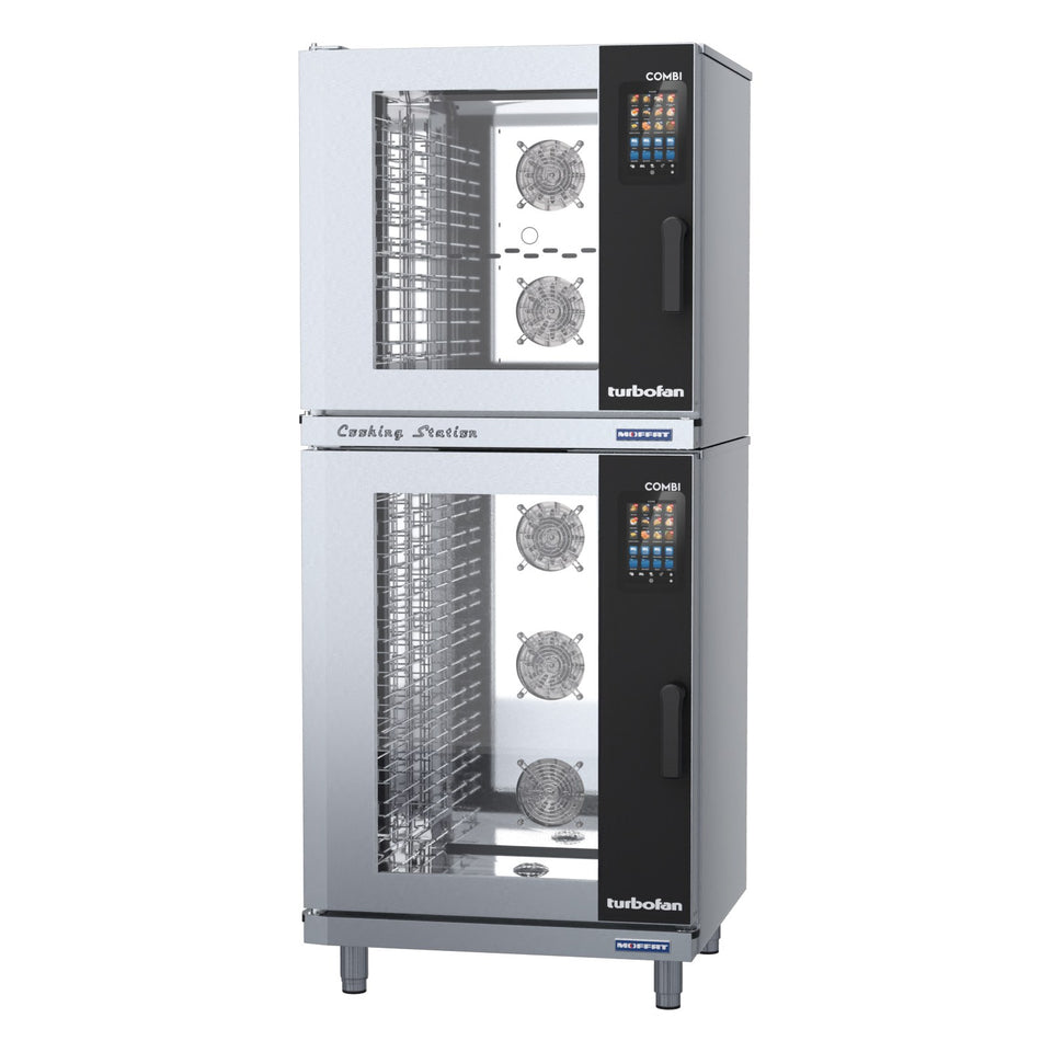 Turbofan Combi Full Size 7 Tray on 10 Tray Touch / Electric Combi Oven - EC40T710