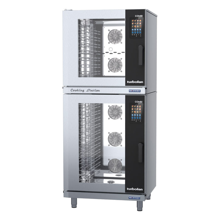Turbofan Combi Full Size 7 Tray on 10 Tray Touch / Electric Combi Oven - EC40T710