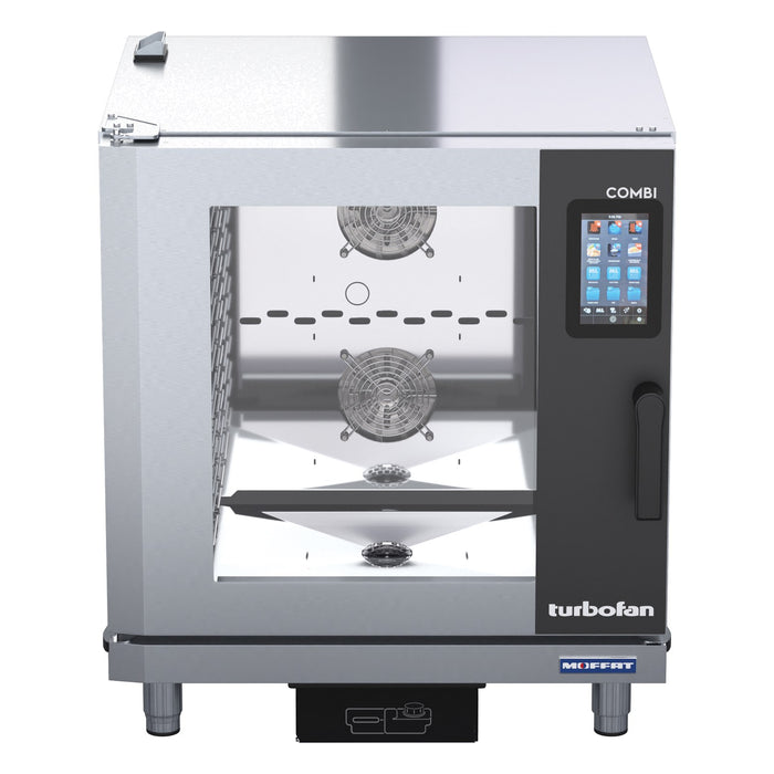 Turbofan Full Size 7 Tray Touch / Electric Combi Oven - EC40T7