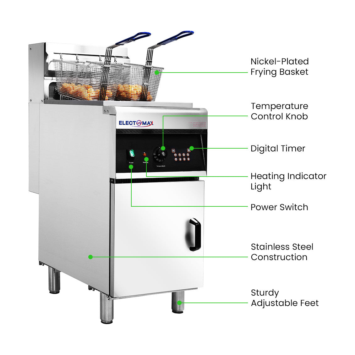 Frymax Electric Fryer 28L - EF-28LE
