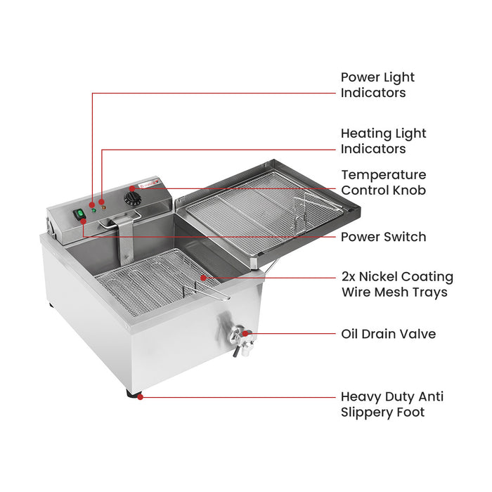 Benchstar Benchtop Electric Doughnut Fryer - EF-TE