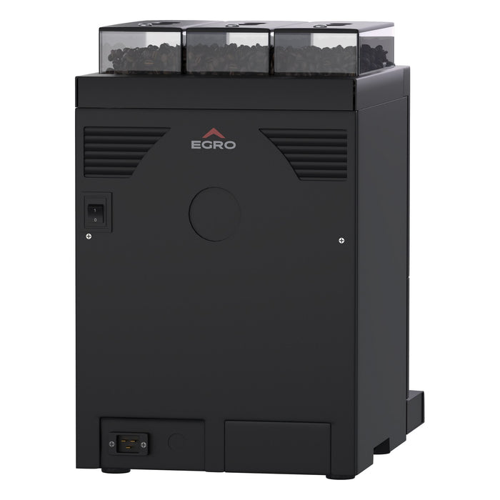 Rancilio Egro QuBe Pro Fully Automatc Coffee Machine with QuBe Pro Milk Fridge - EGCM QBE PM BLK