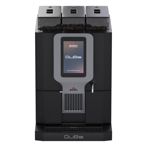 Rancilio Egro QuBe Pro Fully Automatc Coffee Machine with QuBe Pro Milk Fridge - EGCM QBE PM BLK