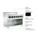 Electmax 700 Series Induction 6-Burner Cooker with Splashback - EIC7-1200P