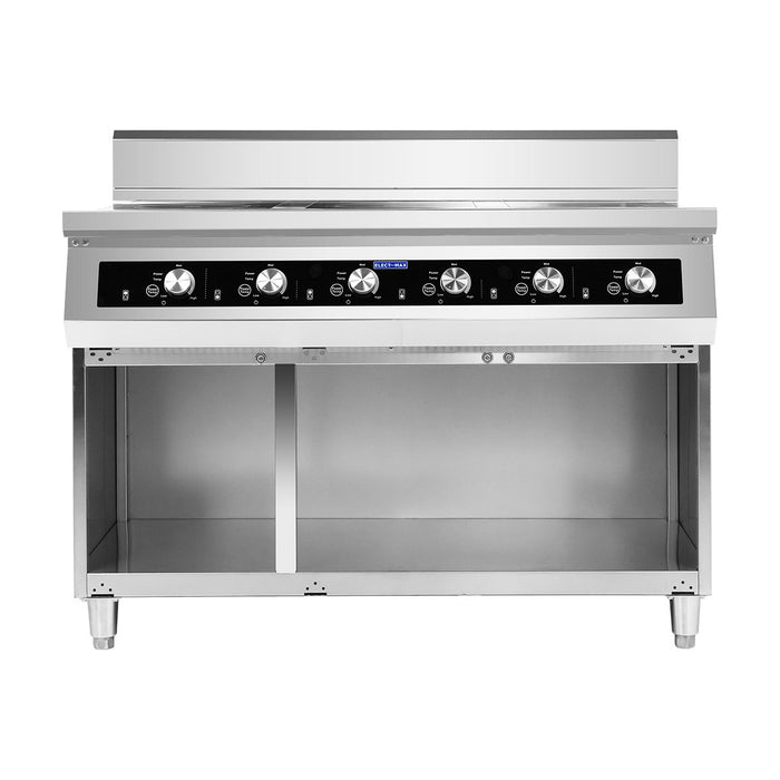 Electmax 700 Series Induction 6-Burner Cooker with Splashback - EIC7-1200P