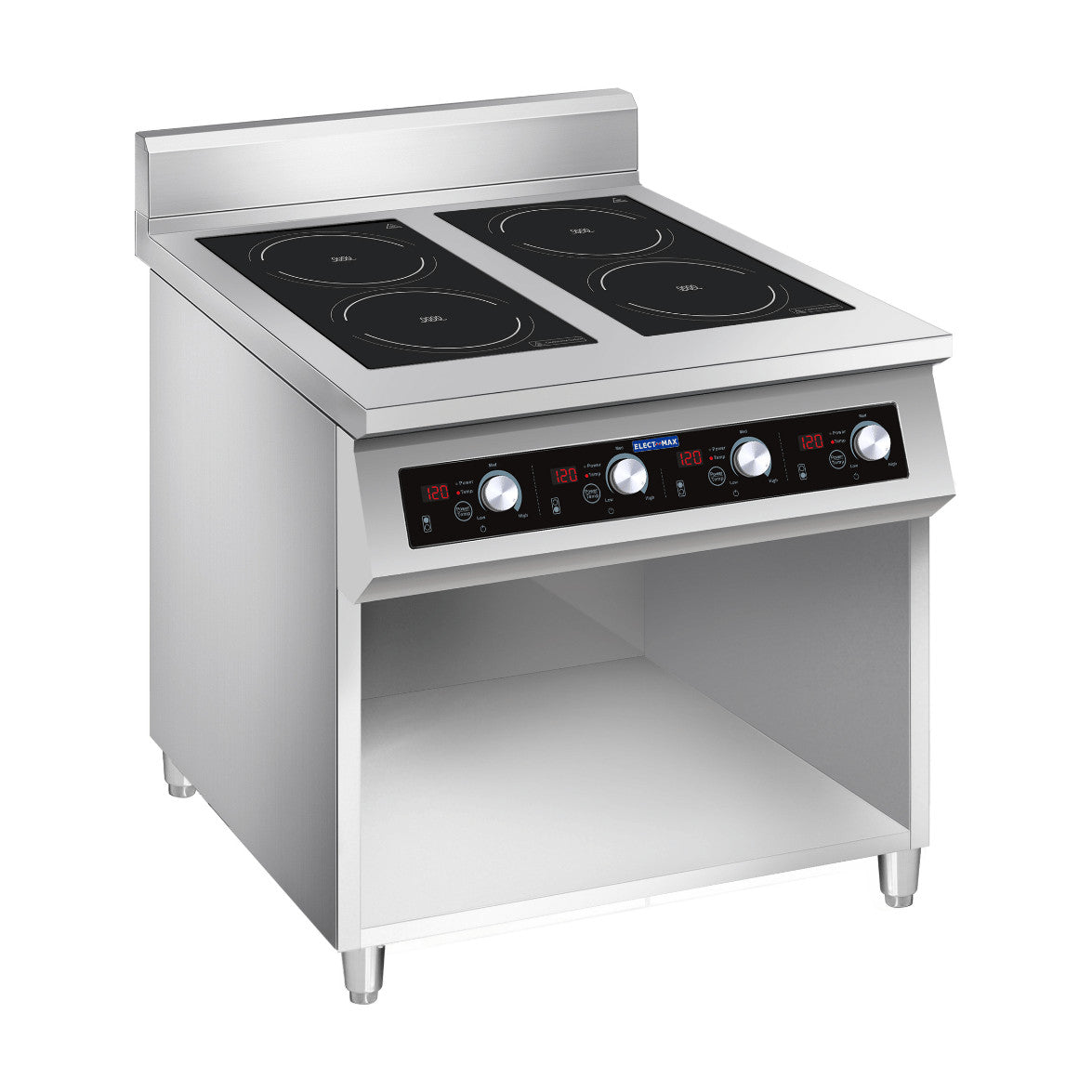 Electmax 700 Series Induction 4-Burner Cooker with Splashback - EIC7-800P