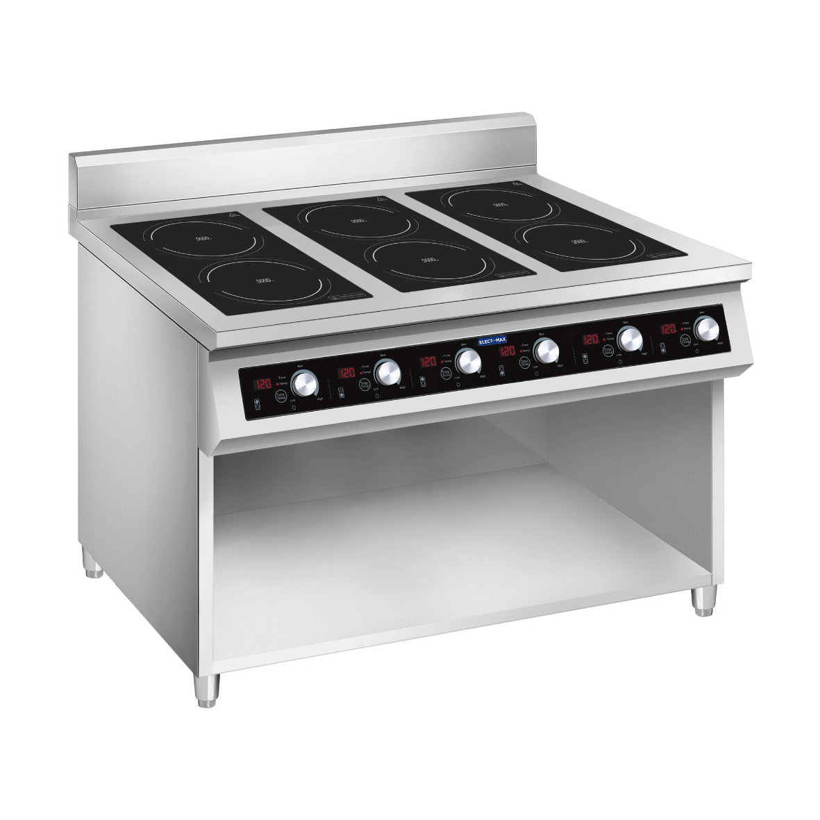 ElectMax 900 Series Induction 6 Burner Cooker with Splashback EIC9-1200P
