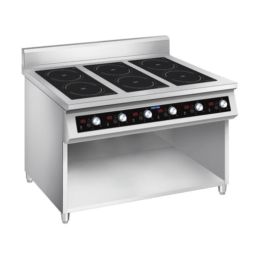ElectMax 900 Series Induction 6 Burner Cooker with Splashback EIC9-1200P