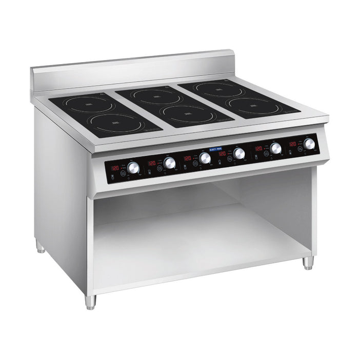 ElectMax 900 Series Induction 6 Burner Cooker with Splashback EIC9-1200P