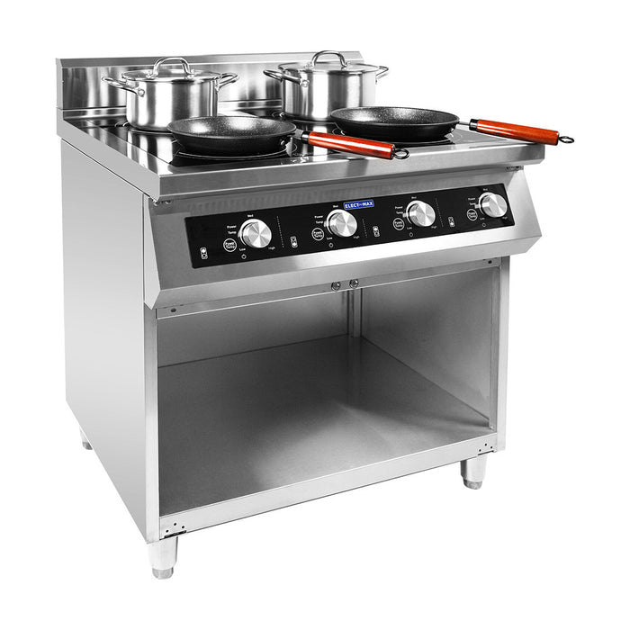 ElectMax 900 Series Induction 4 Burner Cooker with Splashback EIC9-800P
