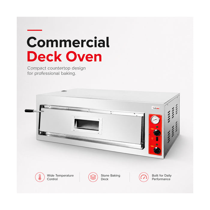 Baker Max Black Panther Pizza Deck Oven - EP-1-1-SDE
