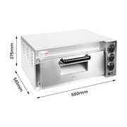 Baker Max Compact Countertop Single Deck Electric Pizza Oven - EP-1T