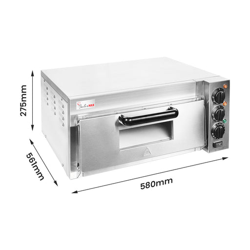 Baker Max Compact Countertop Single Deck Electric Pizza Oven - EP-1T