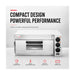 Baker Max Compact Countertop Single Deck Electric Pizza Oven - EP-1T