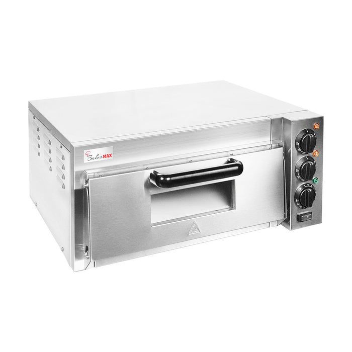 Baker Max Compact Countertop Single Deck Electric Pizza Oven - EP-1T