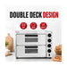 Baker Max Compact Countertop Double Deck Electric Pizza Oven - EP-2T