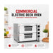 Baker Max Compact Countertop Double Deck Electric Pizza Oven - EP-2T