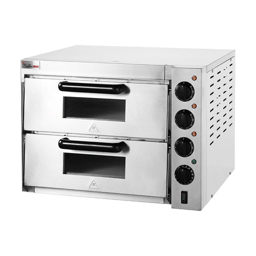 Baker Max Compact Countertop Double Deck Electric Pizza Oven - EP-2T/15