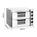 Baker Max Compact Countertop Double Deck Electric Pizza Oven - EP-2T/15