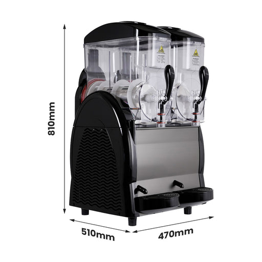 Benchstar Double 12 Litre Granita & Slushy Machine - FABIGANI-2S