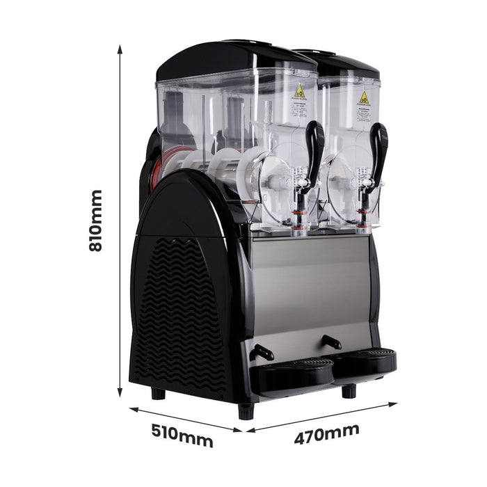 Benchstar Double 12 Litre Granita & Slushy Machine - FABIGANI-2S