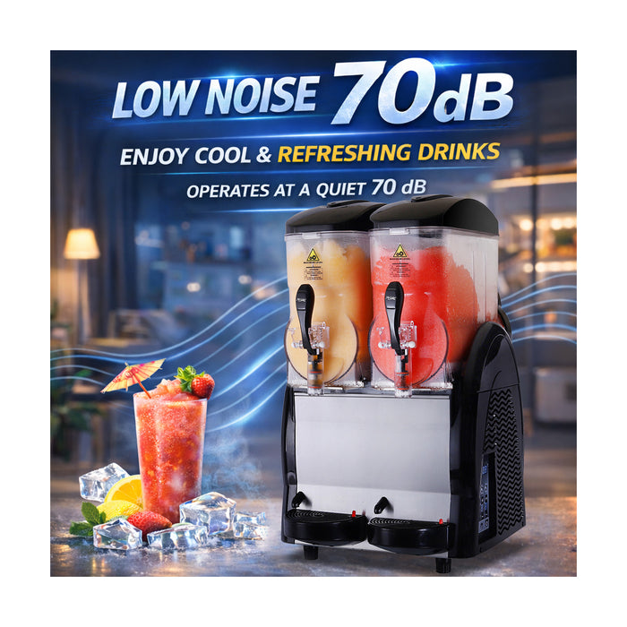 Benchstar Double 12 Litre Granita & Slushy Machine - FABIGANI-2S