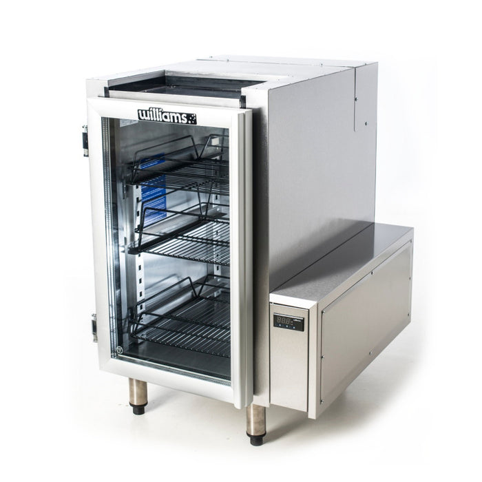 Williams Glass Chiller - One Door Remote Glass Chiller Slimline with two shelves and left hand services - FGC1-L