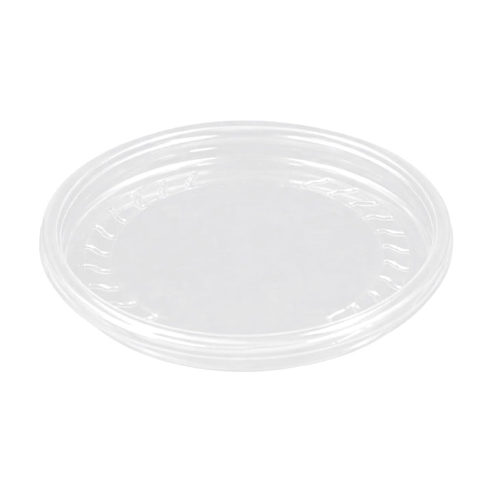 PakMax 117mm PET Deli Container Flat Lid - FL-117C-PET-LID