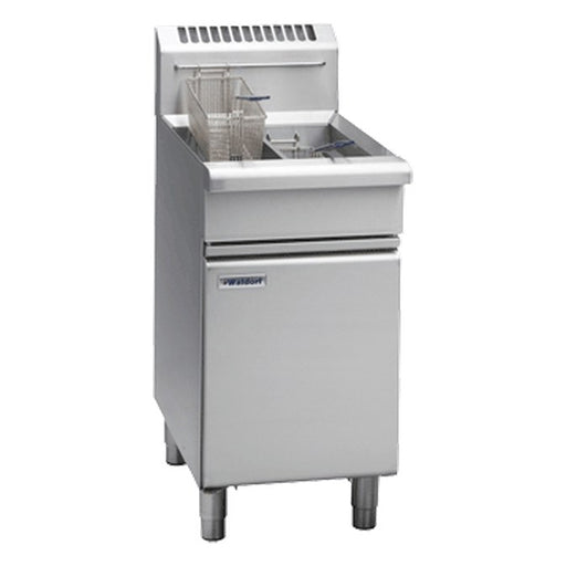 Waldorf 800 Series 450mm Twin Pan Gas Fryer - FN8226G