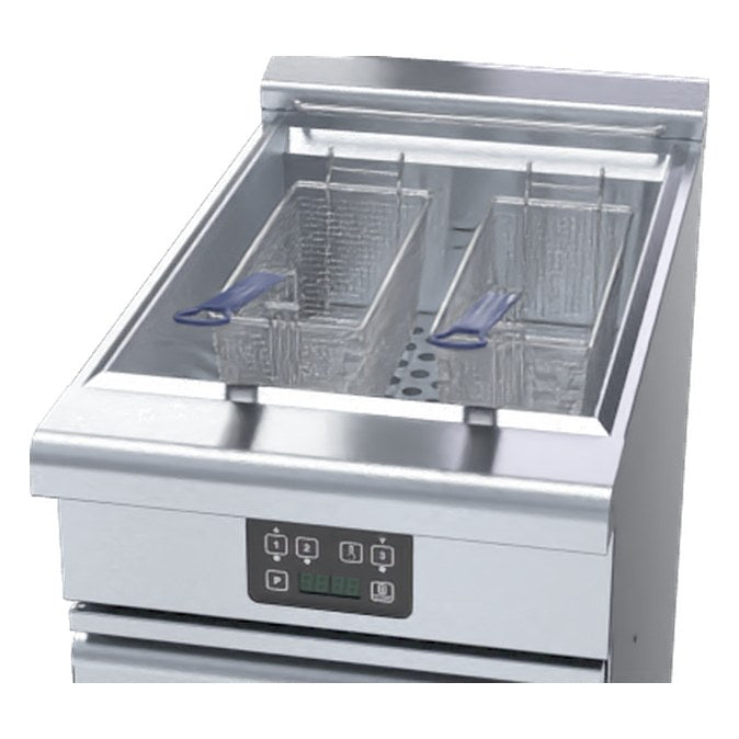 Waldorf 800 Series 450mm Single Pan Electric Fryer Low Back Version - FNL8127EE