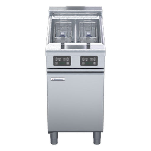 Waldorf 800 Series 450mm Twin Pan Electric Fryer Low Back Version - FNL8224EE