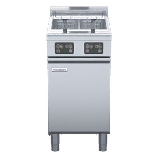Waldorf 800 Series 450mm Twin Pan Electric Fryer Low Back Version - FNL8224EE