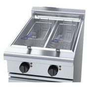 Waldorf 800 Series 450mm Twin Pan Electric Fryer Low Back Version - FNL8224E