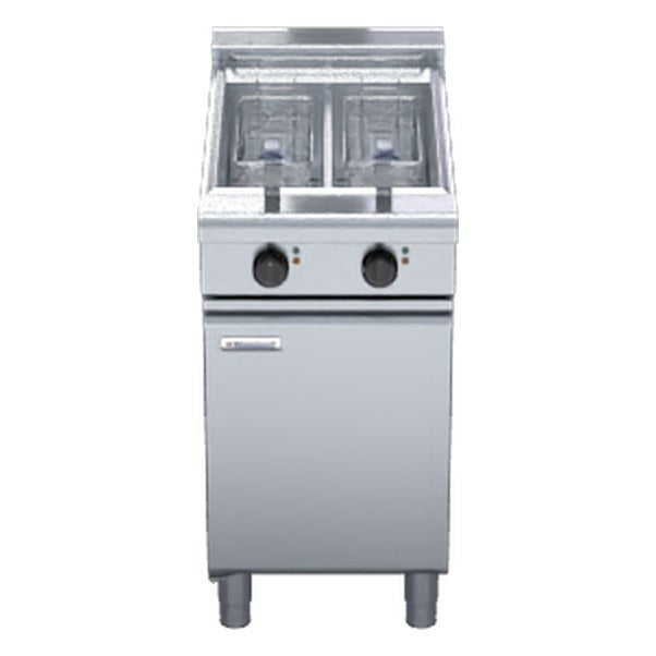 Waldorf 800 Series 450mm Twin Pan Electric Fryer Low Back Version - FNL8224E