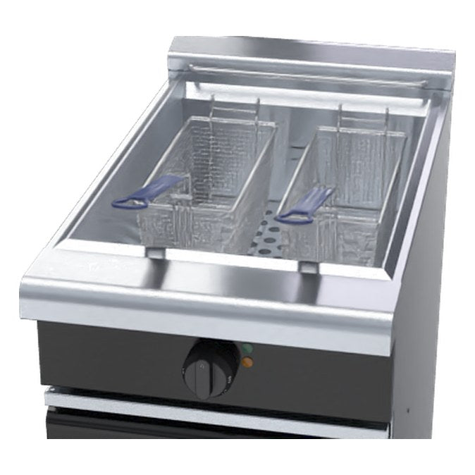 Waldorf Bold 450mm Single Pan Electric Fryer Low Back Version - FNLB8127E