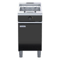 Waldorf Bold 450mm Single Pan Electric Fryer Low Back Version - Mechanical Controls - FNLB8127E