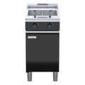 Waldorf Bold 450mm Twin Pan Electric Fryer Low Back Version - Mechanical Controls - FNLB8224E