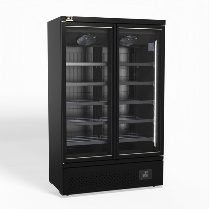 AG Supermarket Two Doors Upright Display Freezer 1000L - FSB1000