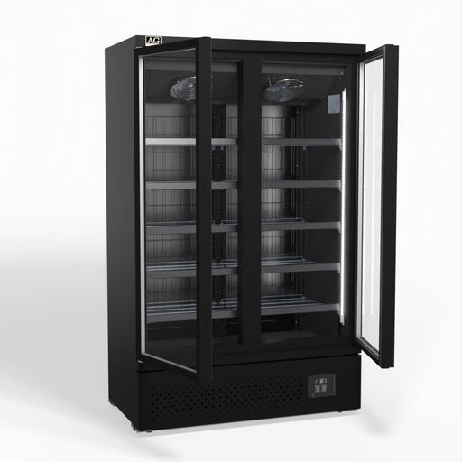 AG Supermarket Two Doors Upright Display Freezer 1000L - FSB1000