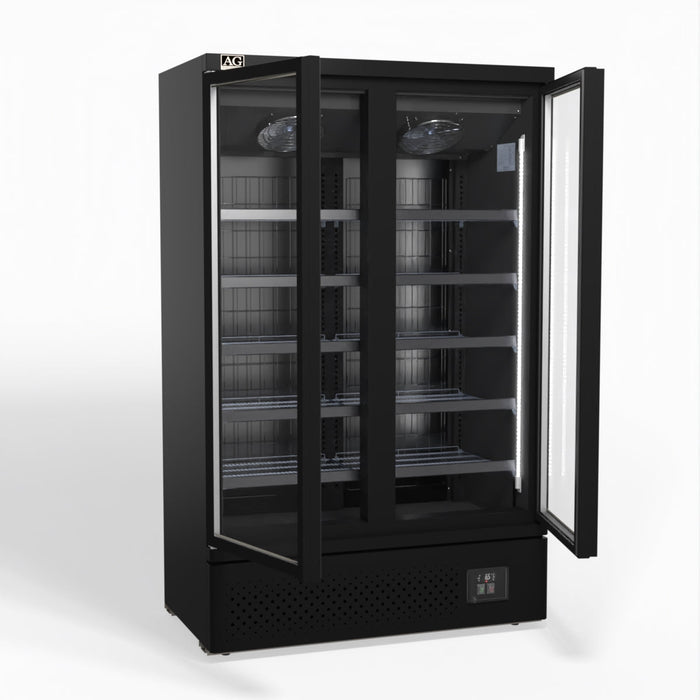 AG Supermarket Two Doors Upright Display Freezer 1000L - FSB1000