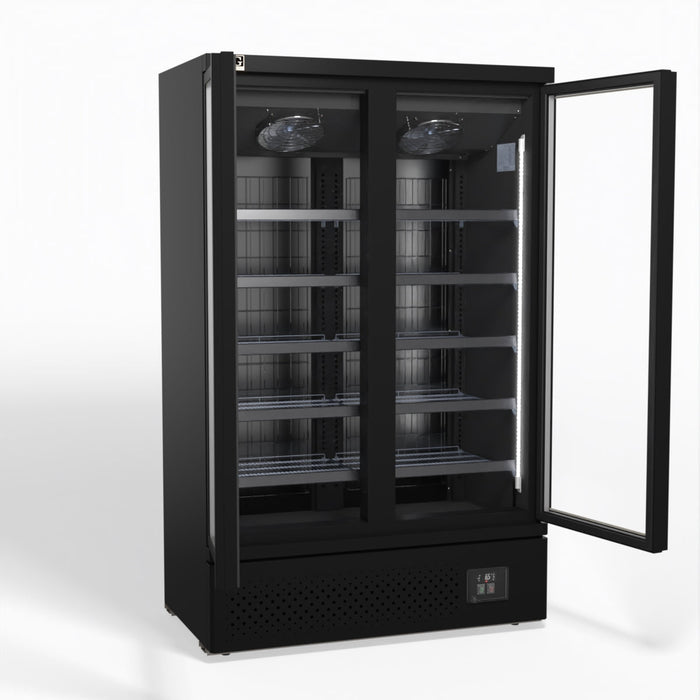 AG Supermarket Two Doors Upright Display Freezer 1000L - FSB1000