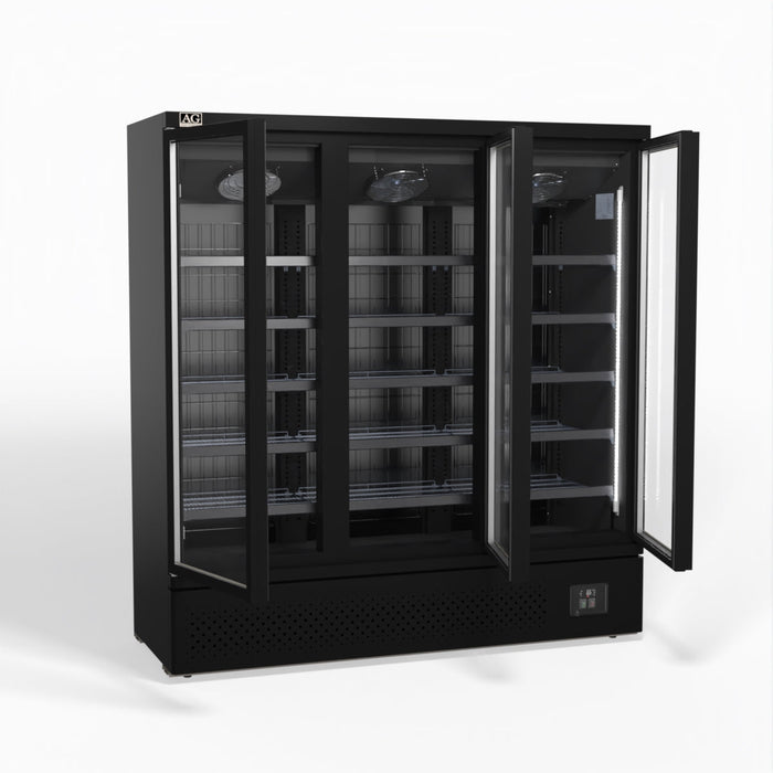 AG Supermarket Three Doors Upright Display Freezer 1539L - FSB1500