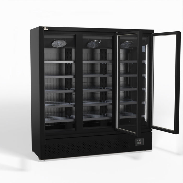 AG Supermarket Three Doors Upright Display Freezer 1539L - FSB1500