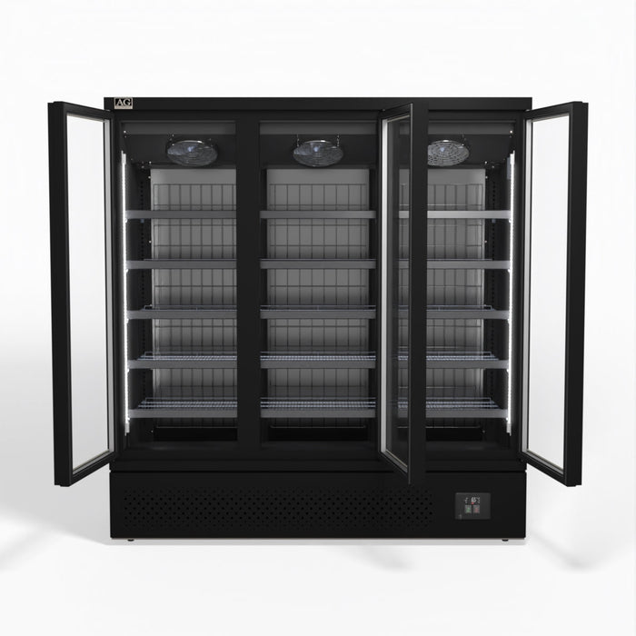 AG Supermarket Three Doors Upright Display Freezer 1539L - FSB1500